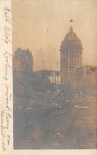 San Francisco California Call Bldg Earthquake Disaster Real Photo PC AA103992