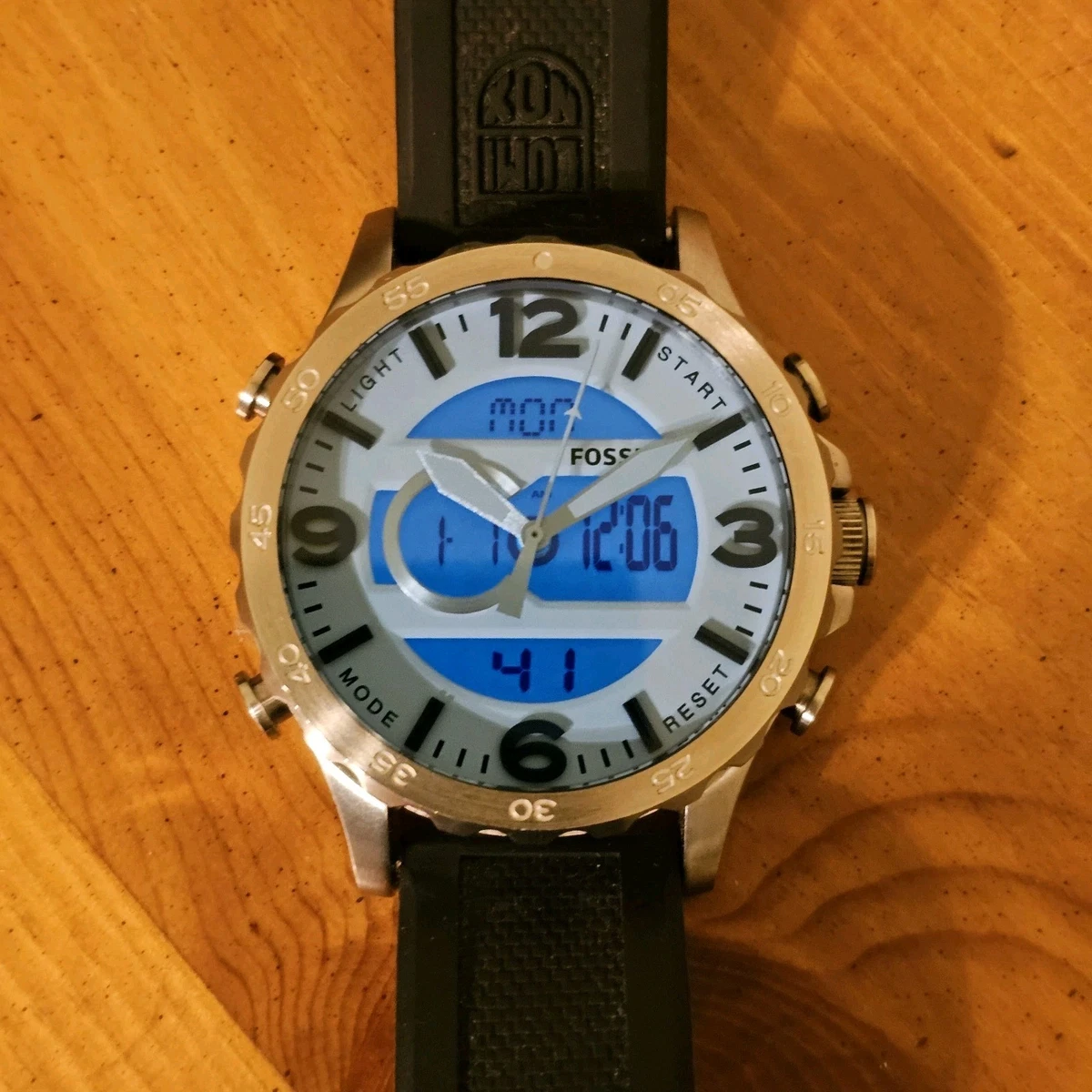 Fossil Analog & Digital Rubber Band Wristwatches for sale | eBay
