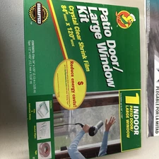 84 in. x 120 in. Rolled Window Insulation Film Kit, Fits Patio Doors or Windows