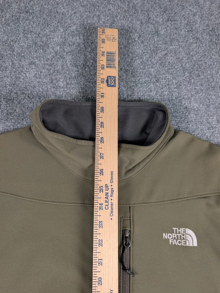 The North Face Apex 仿生软壳夹克男式 2XL 橄榄绿 — 第 3/4 张图片