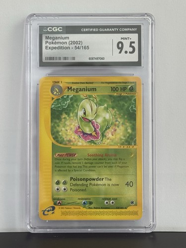 Meganium graded CGC 9.5 for sale on eBay