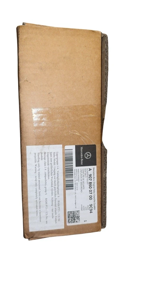 Retractor de cinturón de seguridad Mercedes-Benz Sprinter 9078600700 1500 2500 3500 19-24+ Foto 4 de 4