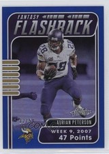 2020 Panini Absolute Fantasy Flashback Spectrum Blue 32/50 Adrian Peterson 0e8
