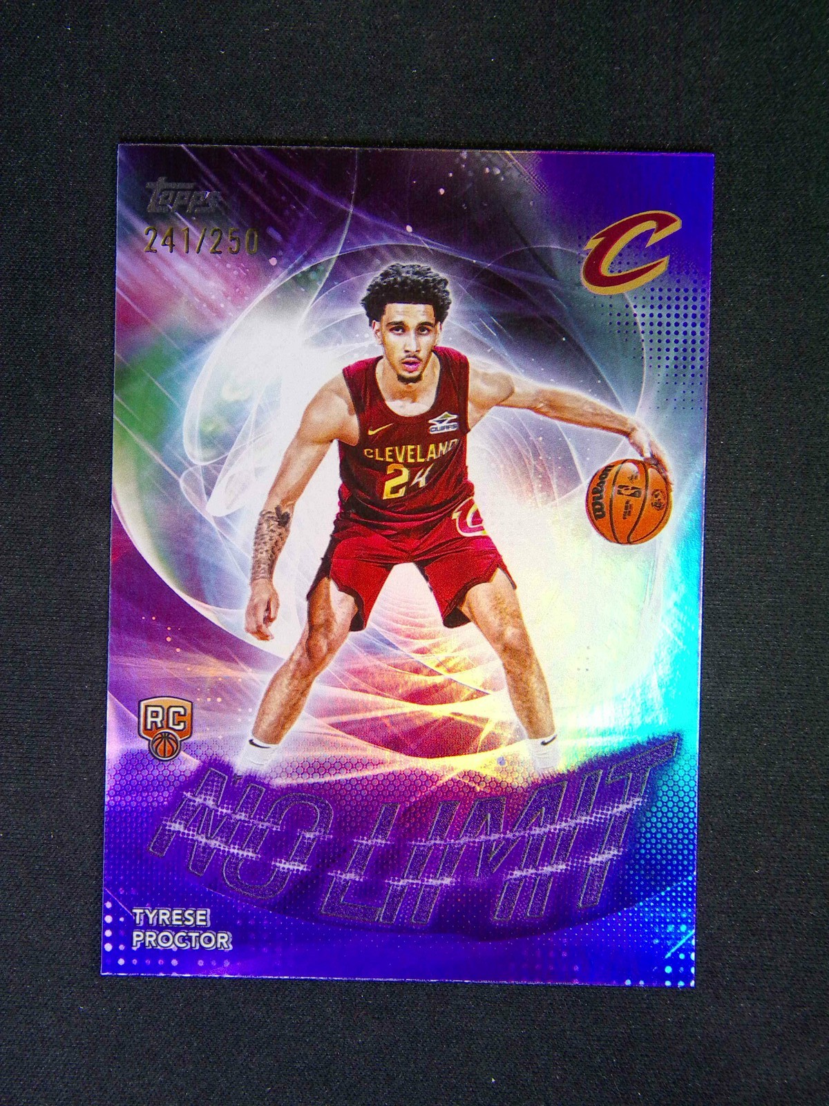 2025-26 Topps Flagship NBA Tyrese Proctor RC Rookie No Limit Purple Rainbow /250