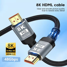 HDMI To HDMI Cable 2.1 Compatible Ultra HD 8K UHD 120Hz cord 3M For HDTV PS5 PS4