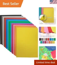 9 x 12 Inch EVA Foam Sheets - 15 Assorted Colors, Ideal for DIY Crafts and More