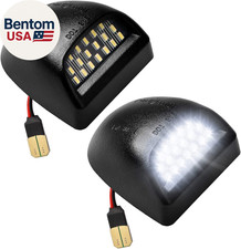 Full LED License Plate Light Tag Lamp Assembly Replacement for Chevy Silverado 1