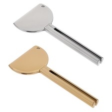 Toothpaste Squeezer 2Pcs Metal Tube Key Stainless Steel Silver Gold