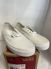 VANS AUTHENTIC TRUE WHITE NEW WITH SOME MARK AND STAIN FOR KIDS AND MEN