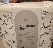 King 400 Thread Count Performance Sheet Set Holly - Threshold