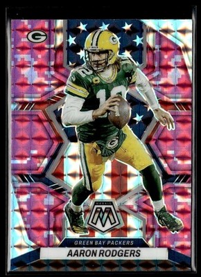 2022 Panini Mosaic Pink Digital Camo Aaron Rodgers Green Bay Packers #252