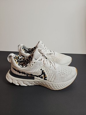 New Nike React Infinity Run Flyknit 2 Leopardl (W) Size 5.5 (DJ5932-001)