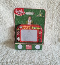 New Pocket Etch A Sketch Buddy The Elf Edition "SANTA I KNOW HIM " Spin Master