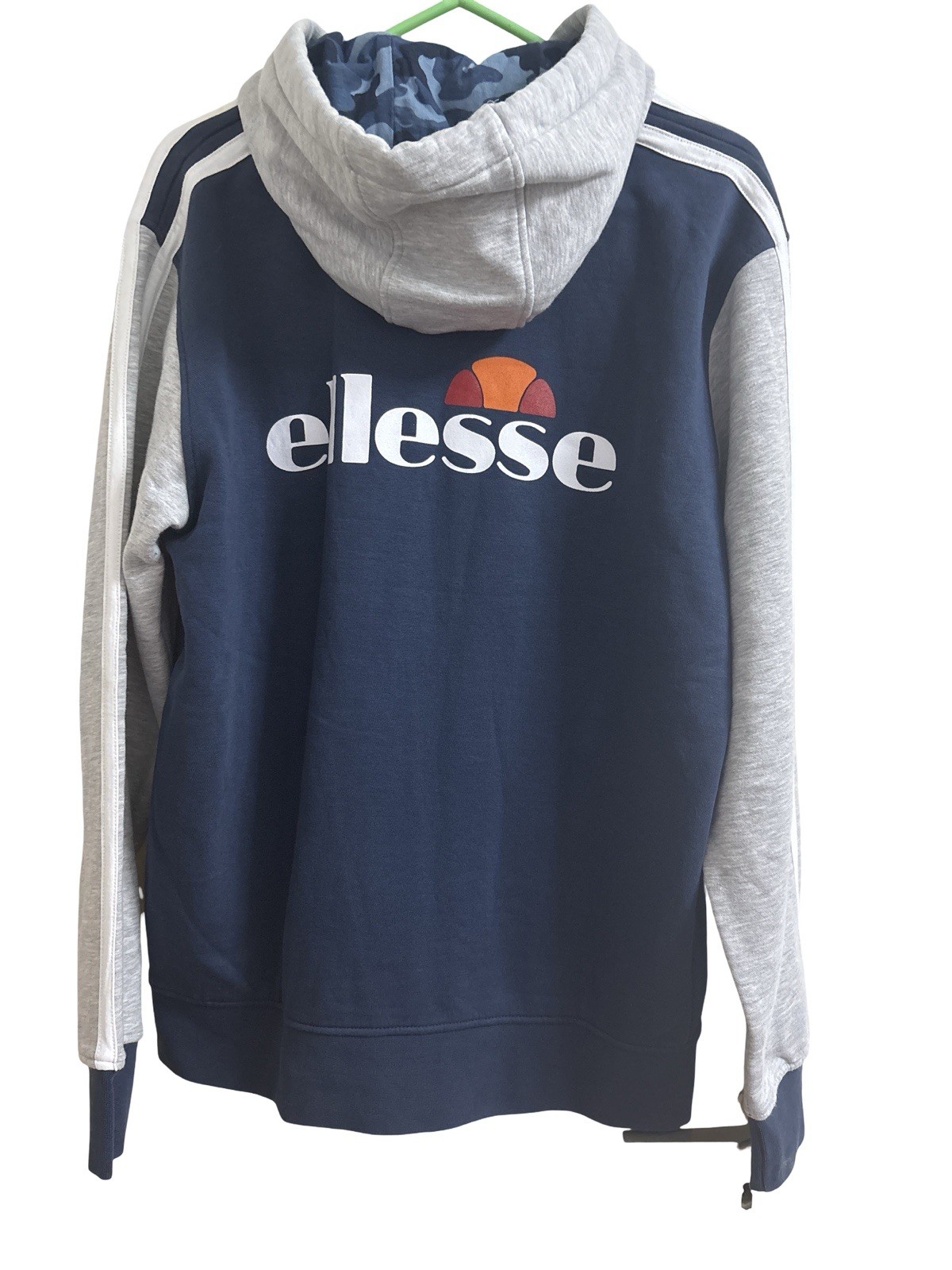 Ellese Hoodie Hooded Sweatshirt Blue Size L Excellent Condition Genuine image 4