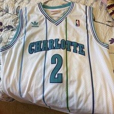Mitchell & Ness Charlotte Hornets Larry Johnson 92-93 Pinstripe Jersey NBA XL
