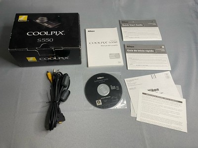 Nikon COOLPIX S550 10.0MP Digital Camera - Graphite black for sale