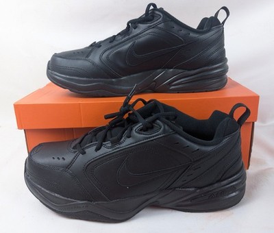 Men s Sz12 - Nike Air Monarch IV 4E Wide Black Walking Training Shoes 416355-001