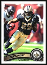 2011 Topps #211 Chris Ivory New Orleans Saints
