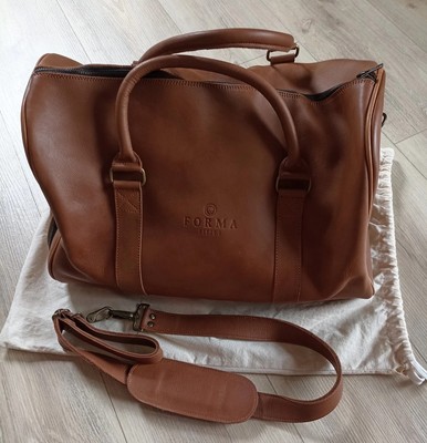 Weekender Reisetasche Echtleder mit Schuhfach Forma Fisico 