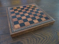 Vintage Florentine Rennaissance CHESS SET Cast Metal Pieces Pewter Italy
