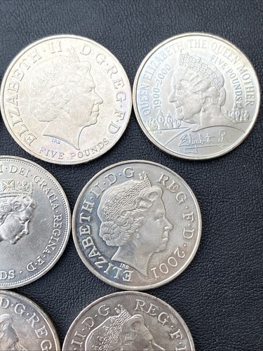 5 Pound Coins (7) Elizabeth II, £5, Trafalgar Millennium 1901 - 2001 Lot 17812 - Picture 3 of 10