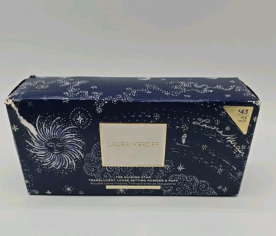 Laura Mercier The Guiding Star Translucent Medium Loose Setting Powder +Puff New - Image 3 of 4