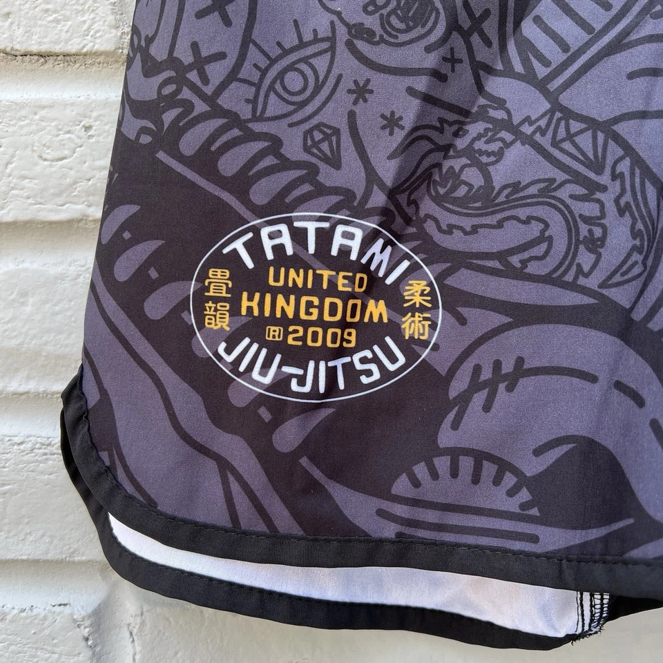 Pantalones Cortos Tatami Fightwear Para Hombre 28’ S Jiu Jitsu MMA Omi Mask 2009 Gran Bretaña - Tabla Foto 4 de 4