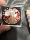 2025 Colorized American silver eagle- eagle privy- Grand Canyon