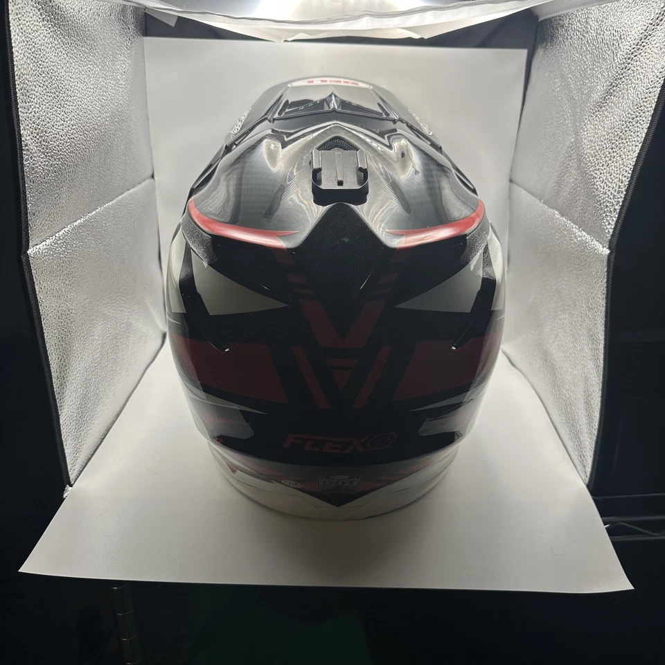 Casco de motocross Bell Moto-9 Flex carbono cara completa todo terreno moto todoterreno ATV hombres L Foto 4 de 4