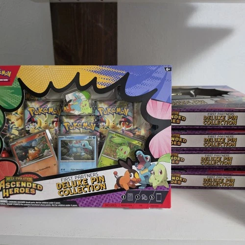 LOT OF 5 Pokemon Ascended Heroes First Partners Deluxe Pin Collection SEE PICS
