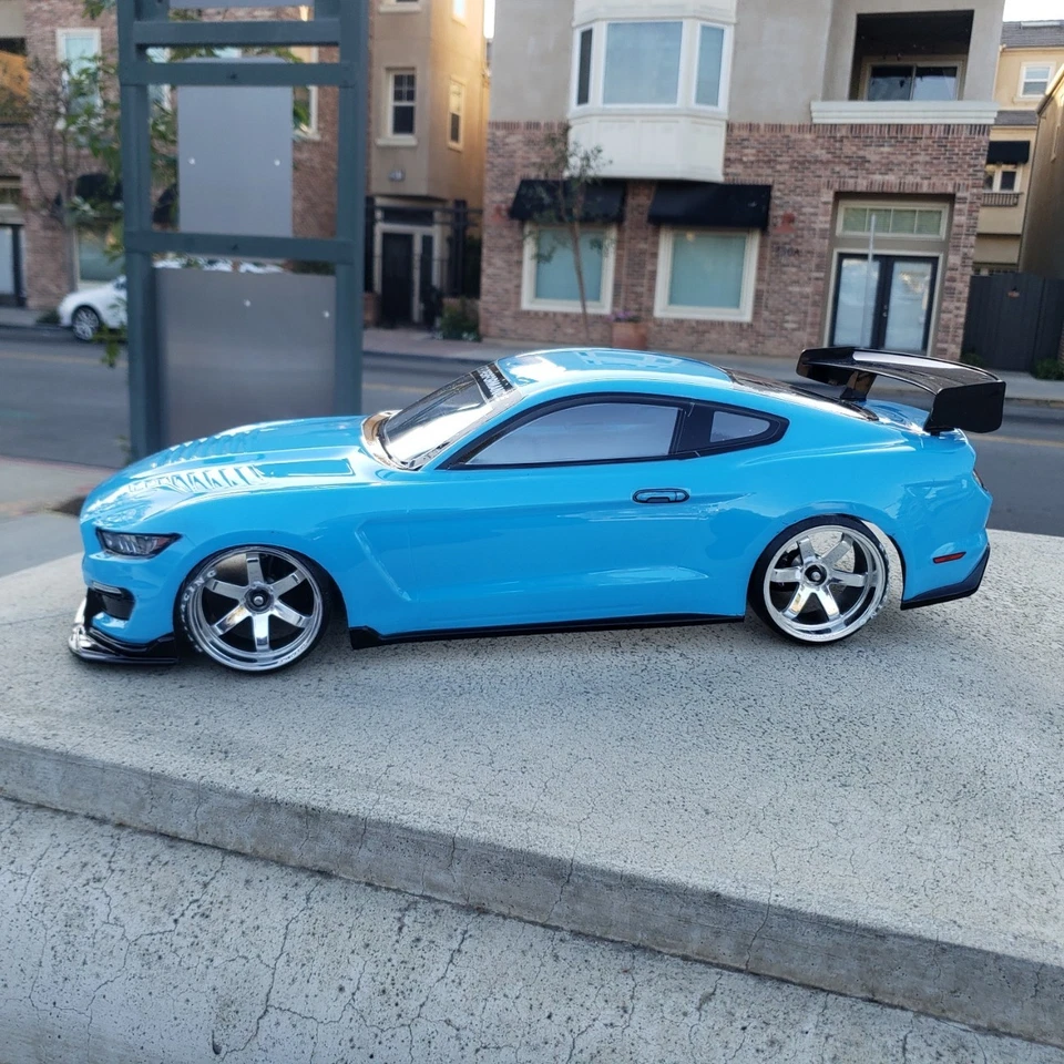 1/10 Custom Paint MUSTANG GT4 4Tec-2 drift DC10 HPI YD2 MST TT02 Body Only - Image 2 of 4