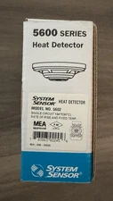 New System Sensor 5602 Heat Detector 194 Degree F Fixed/Rate Of Rise