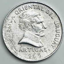 1965 Uruguay 50 Centesimos KM# 45 Circulated Condition