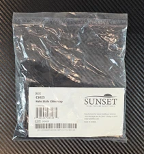 Sunset Healthcare Halo Style Chinstrap Black #CS025