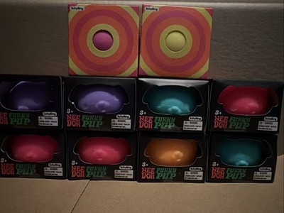 (LOT OF 10) NeeDoh Funky Pups & Color Change!!!  