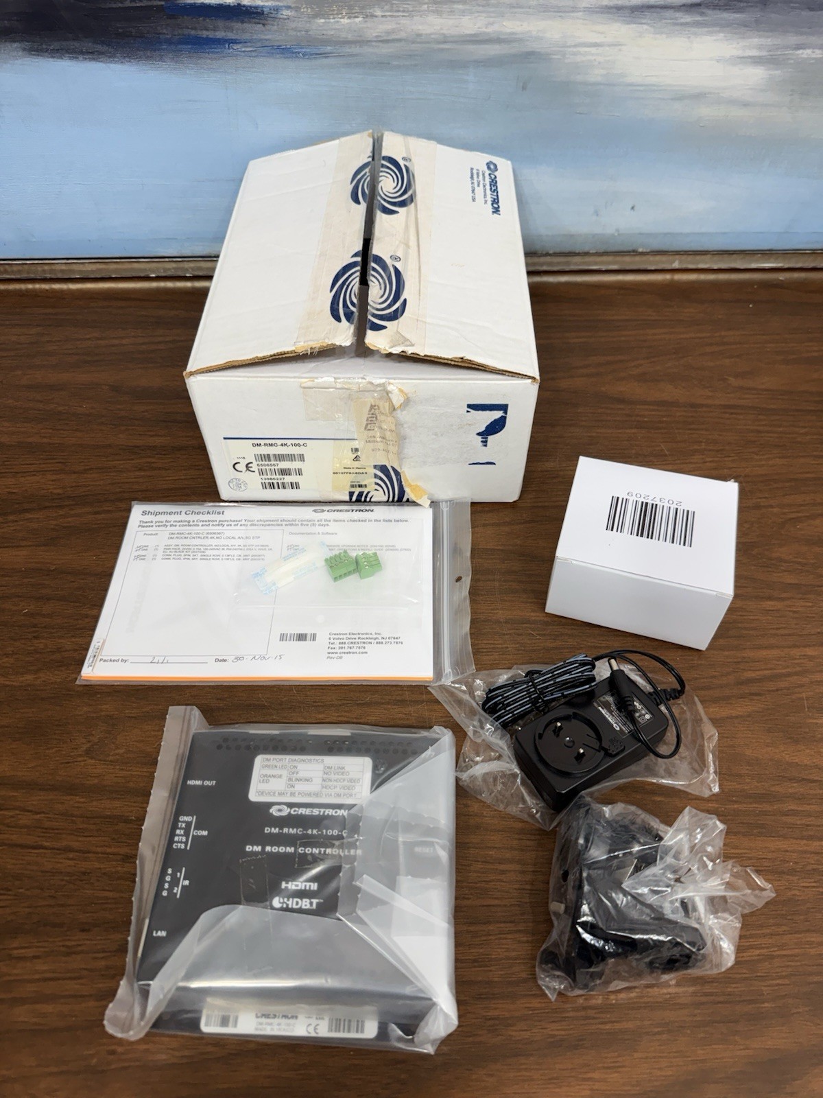 Crestron DM-RMC-4K-100-C 4K Digital Media 8G + Receiver and Room Con. 100  NEW