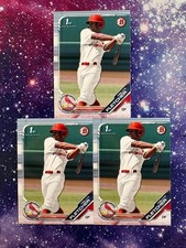 2019 Bowman Draft Trejyn Fletcher Lot of 3 Cardinals 1st Bowman #BD-174