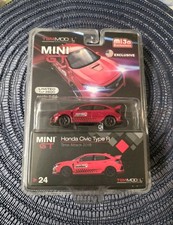 1/64 MINI GT MIJO EXCLUSIVES HONDA CIVIC TYPE R TIME ATTACK 2018 RED #24