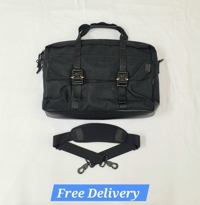 Defy Defender MIL-SPEC Ballistic Nylon Briefcase Black  Cobra Buckles Limited