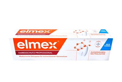 3 x 75ml Elmex Professional Caries Protection   3 genuine 2.5 oz tubes TRACKED