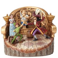 Disney Traditions Daring Duel (carved By Heart Peter Pan Figurine) - Official Disney Traditions Daring Duel (carved By Heart Peter Pan Figurine) - Official