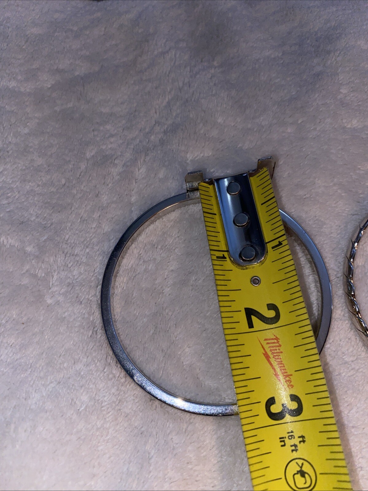 Vgt Monet Solid Bangle Bracelets 2 Silver Tone Pl… - image 4