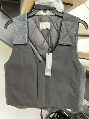 fear of god 6th Bulletproof Vestブルレザーベスト Fear of God Bull Rider Vest Size S/M | eBay