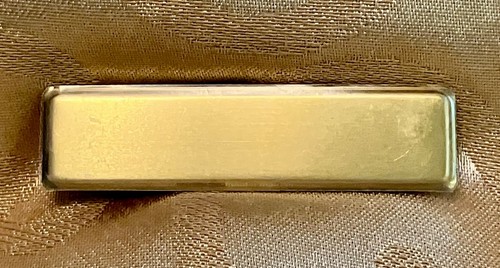 USA Gedenkgalerie zum Aufkleben Gravur Messingplatte - 3 Zoll x 0,75 Zoll