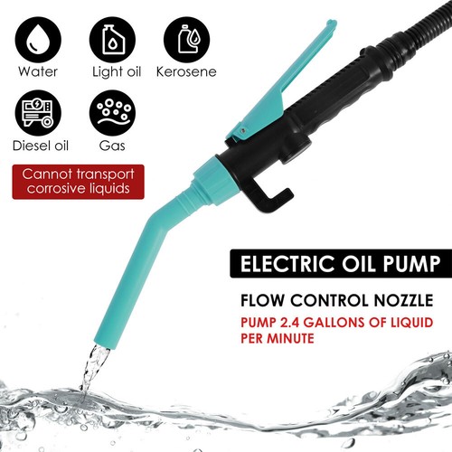 Electric Liquid Transfer Pump Battery Powered Fuel Transfer Pump Oil ExtractorES - Picture 3 of 28