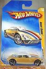 2009 Hot Wheels 18 New Models 18/42 AVANT GARDE Gold-White Variant w/OH5 Spokes