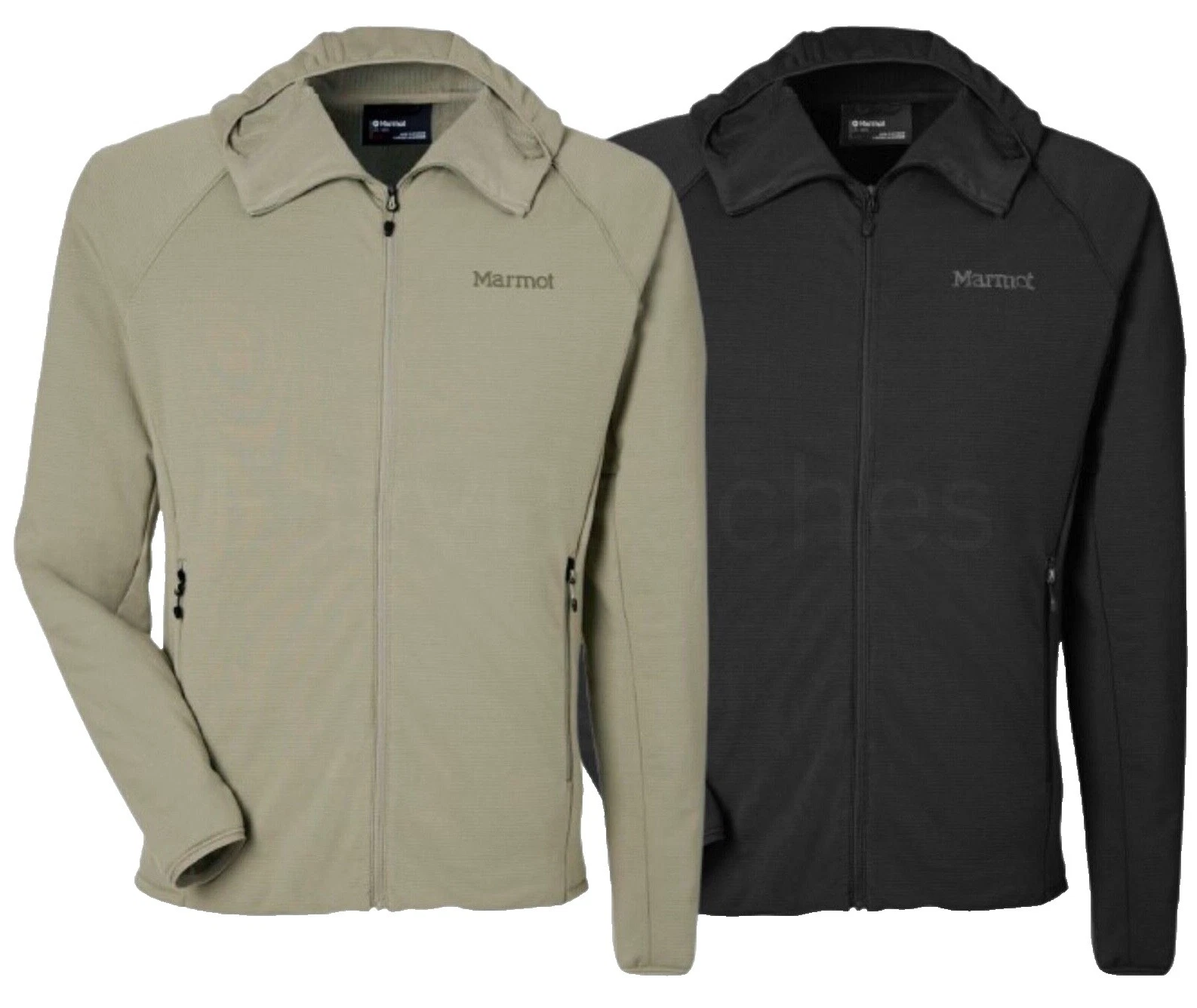 Marmot Negro abrigos, chaquetas y chalecos para hombres