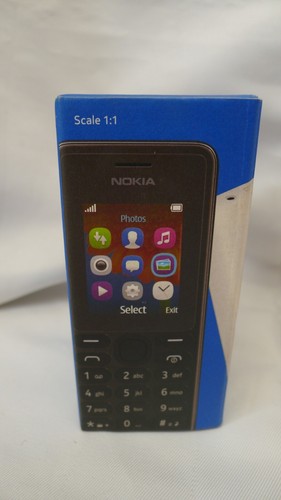 Boxed Nokia 108 Black Vodafone Network Mobile Phone Basic Simple Easy To Use - Picture 7 of 8