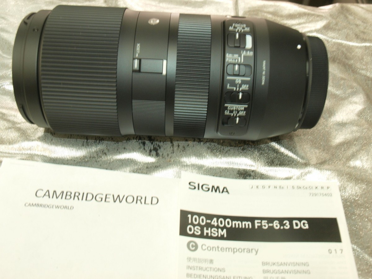 SIGMA C 100- 400mm F5-6.3  （美品）保証付 Amazon.com : Sigma 100-400mm F5-6.3 Contemporary DG DN OS