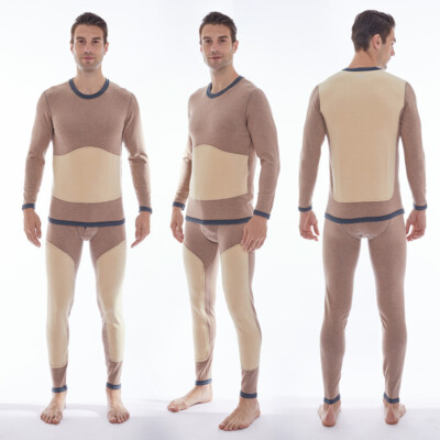 Zonbailon Wool patch thickened and close fitting bottoming men's underwear